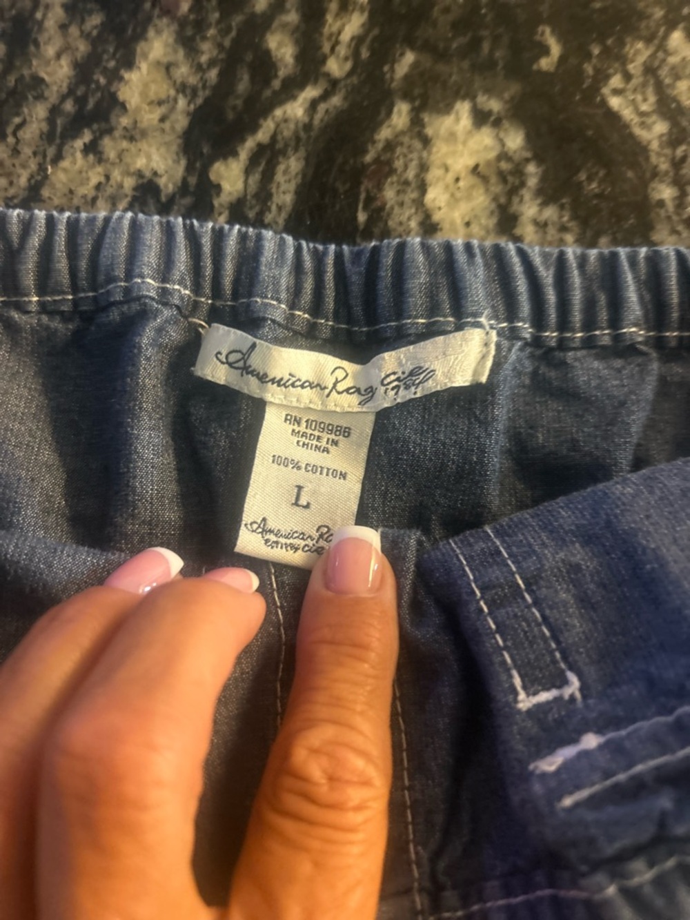 American Rag Blue Cotton Women's Jeans - Blue